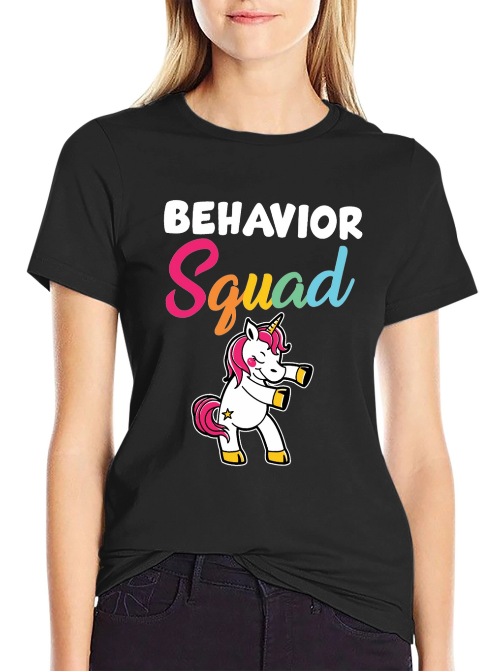 Behavior Squad Unicorn Graphic T-Shirt