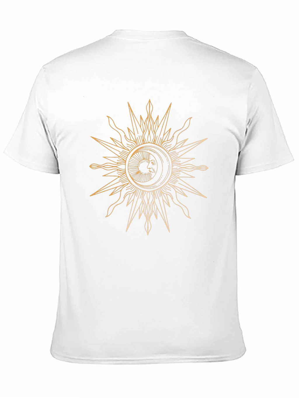 Sun and Moon Graphic Black T-Shirt