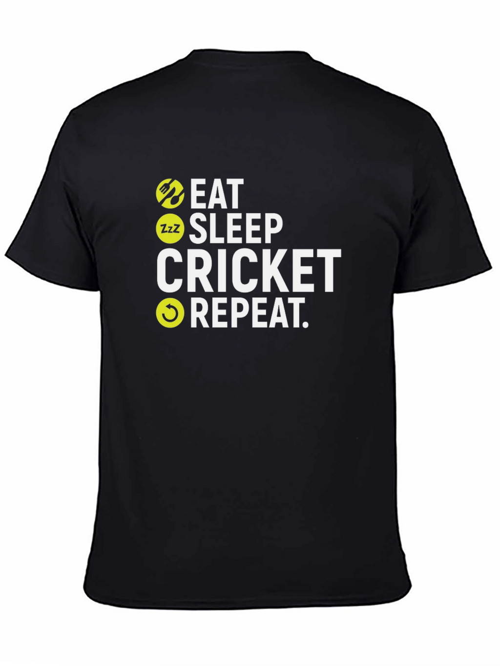 Eat Sleep Cricket Repeat T-Shirt