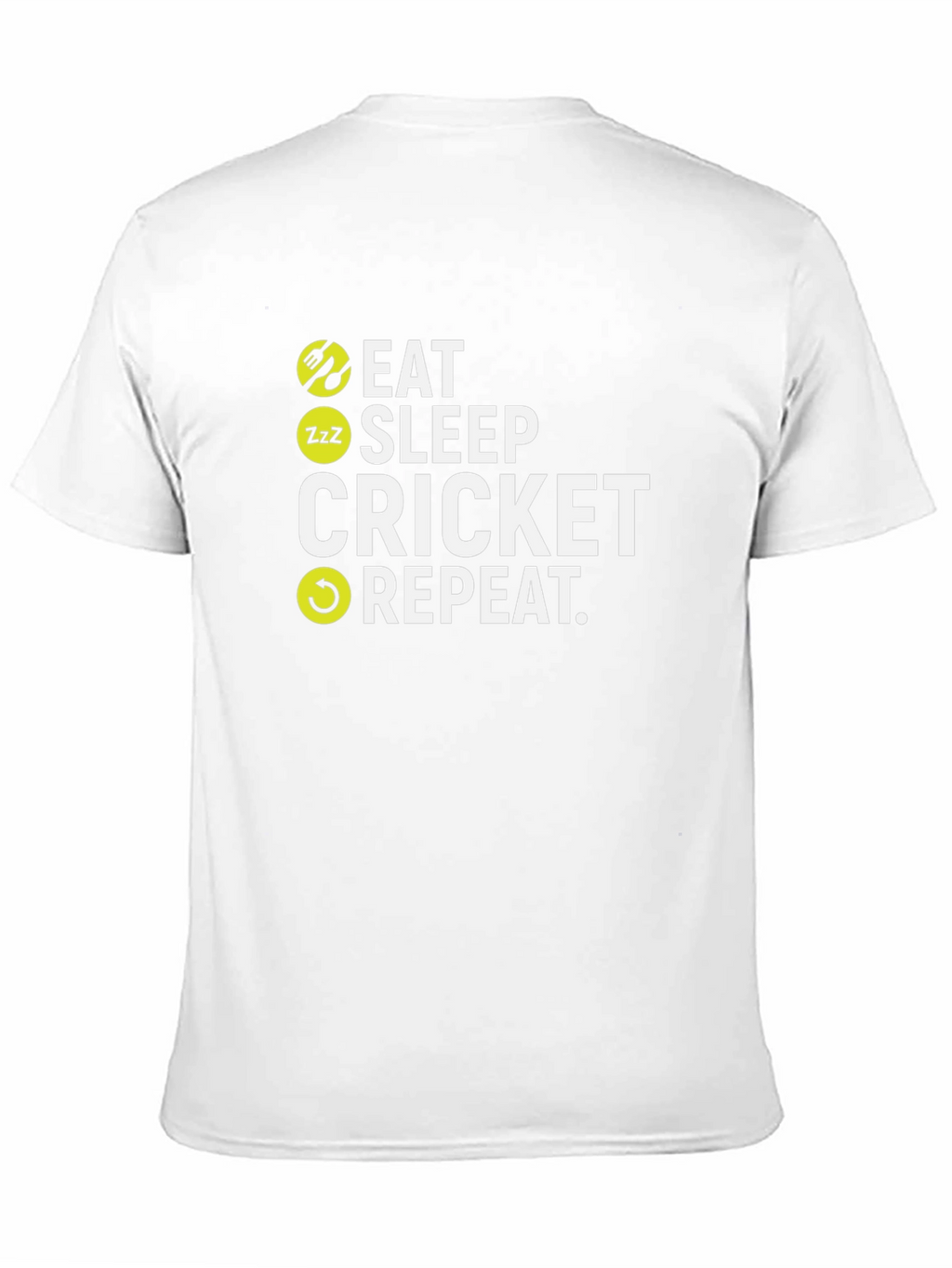 Eat Sleep Cricket Repeat T-Shirt