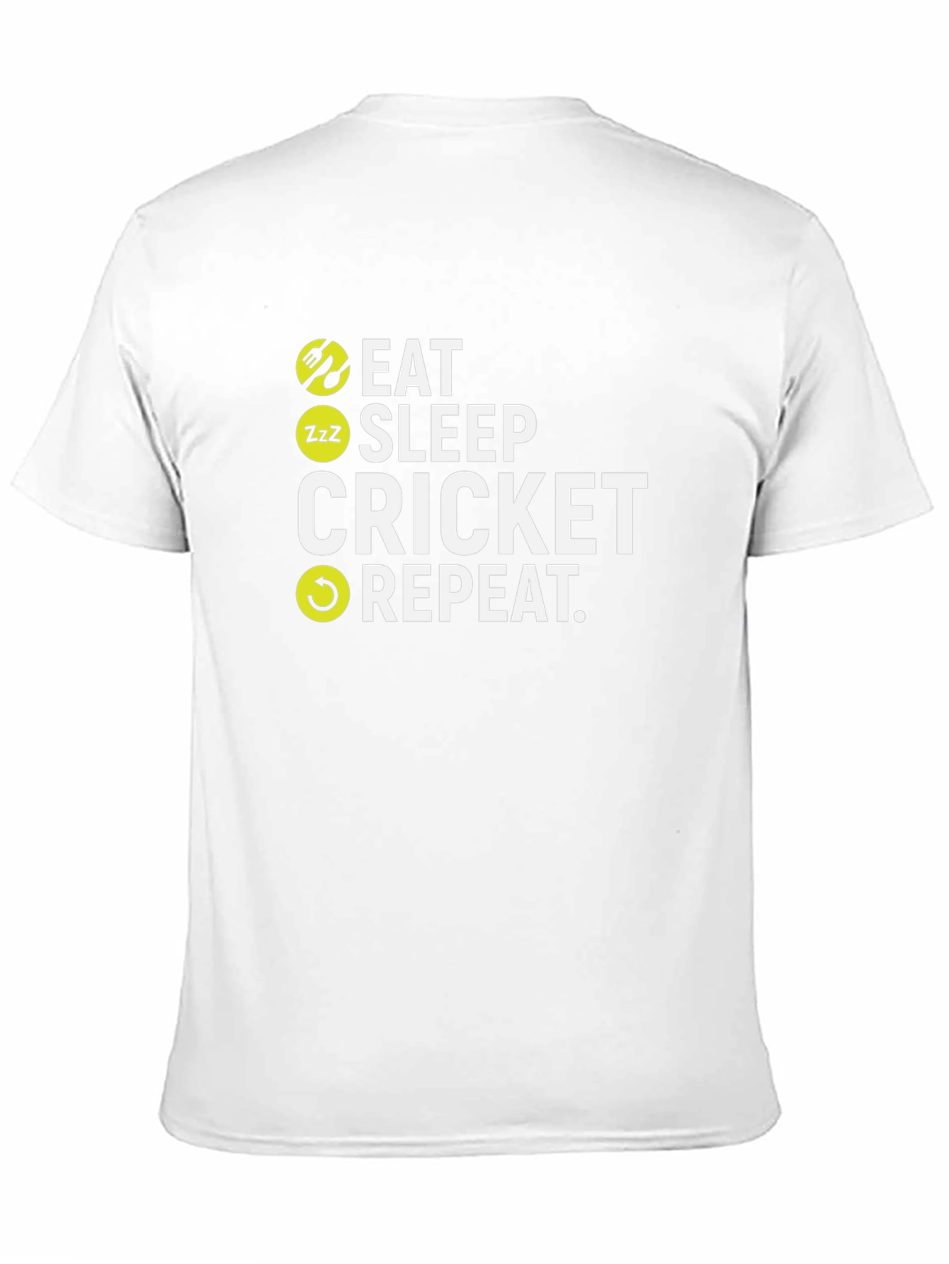 Eat Sleep Cricket Repeat T-Shirt