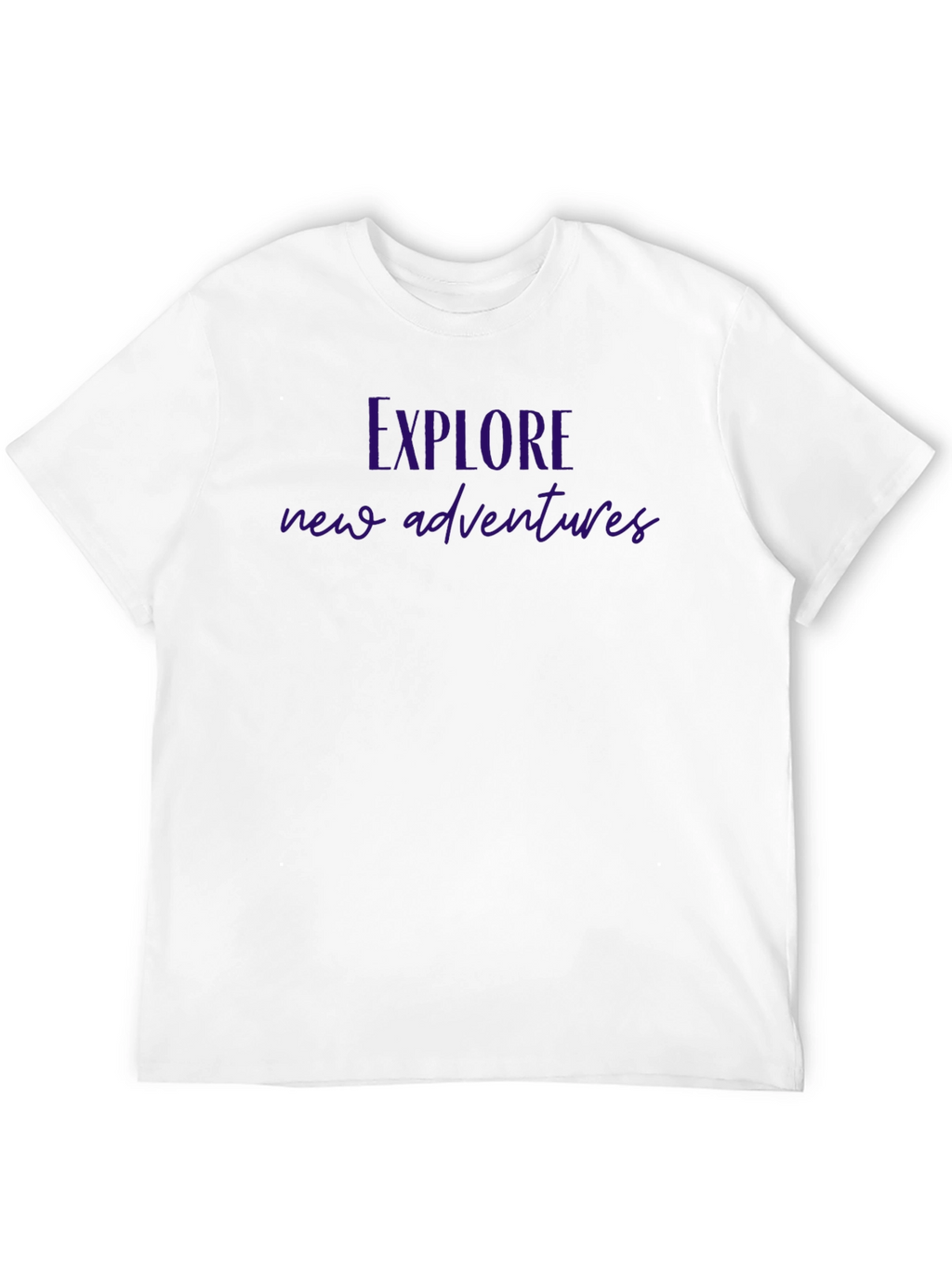 Explore New Adventures Graphic Tee - Black