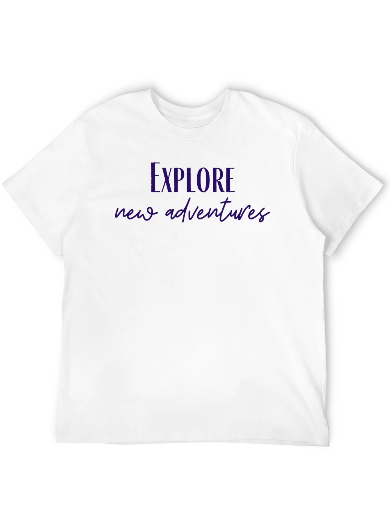 Explore New Adventures Graphic Tee - Black