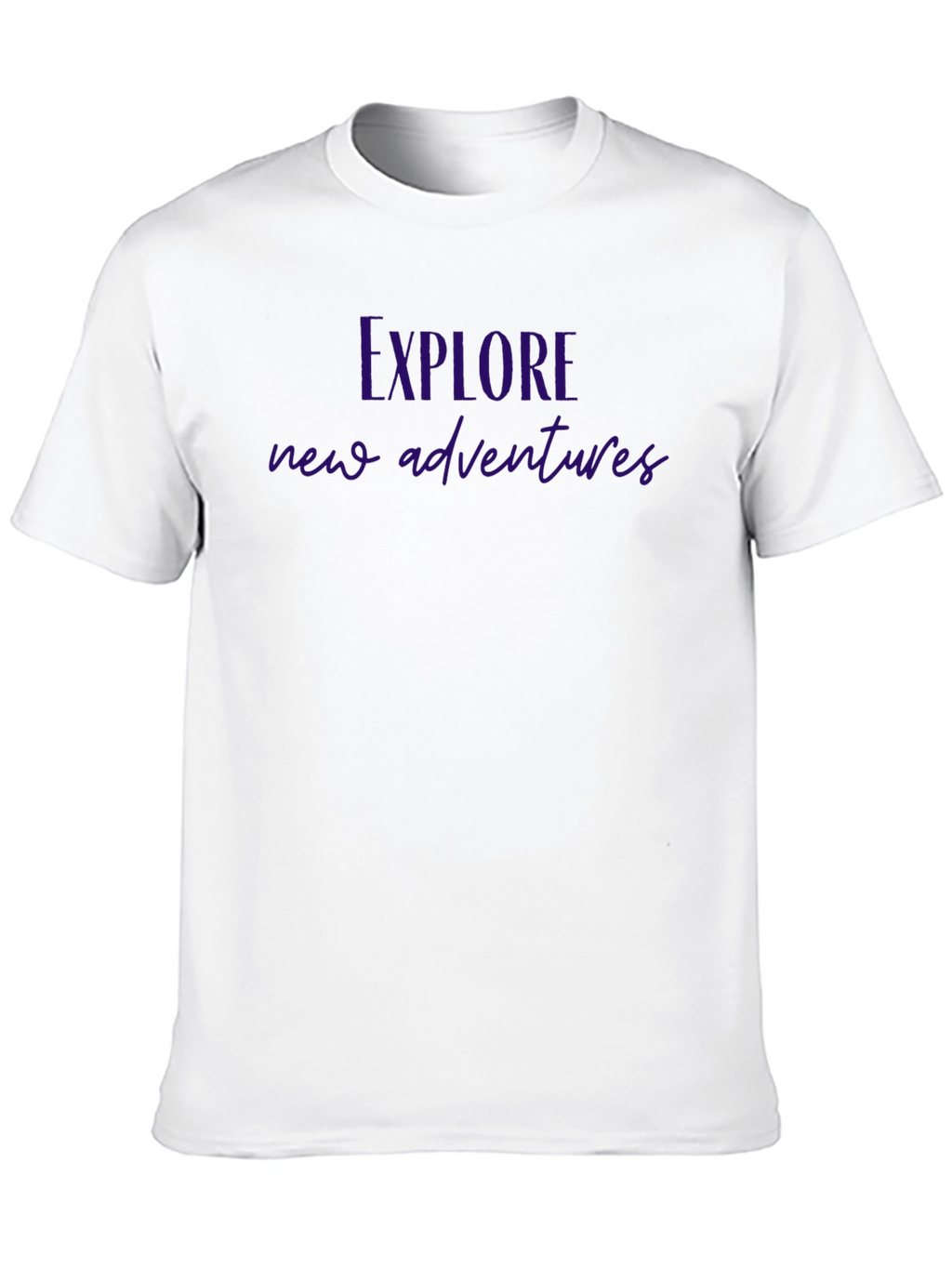 Explore New Adventures Graphic Tee - Black