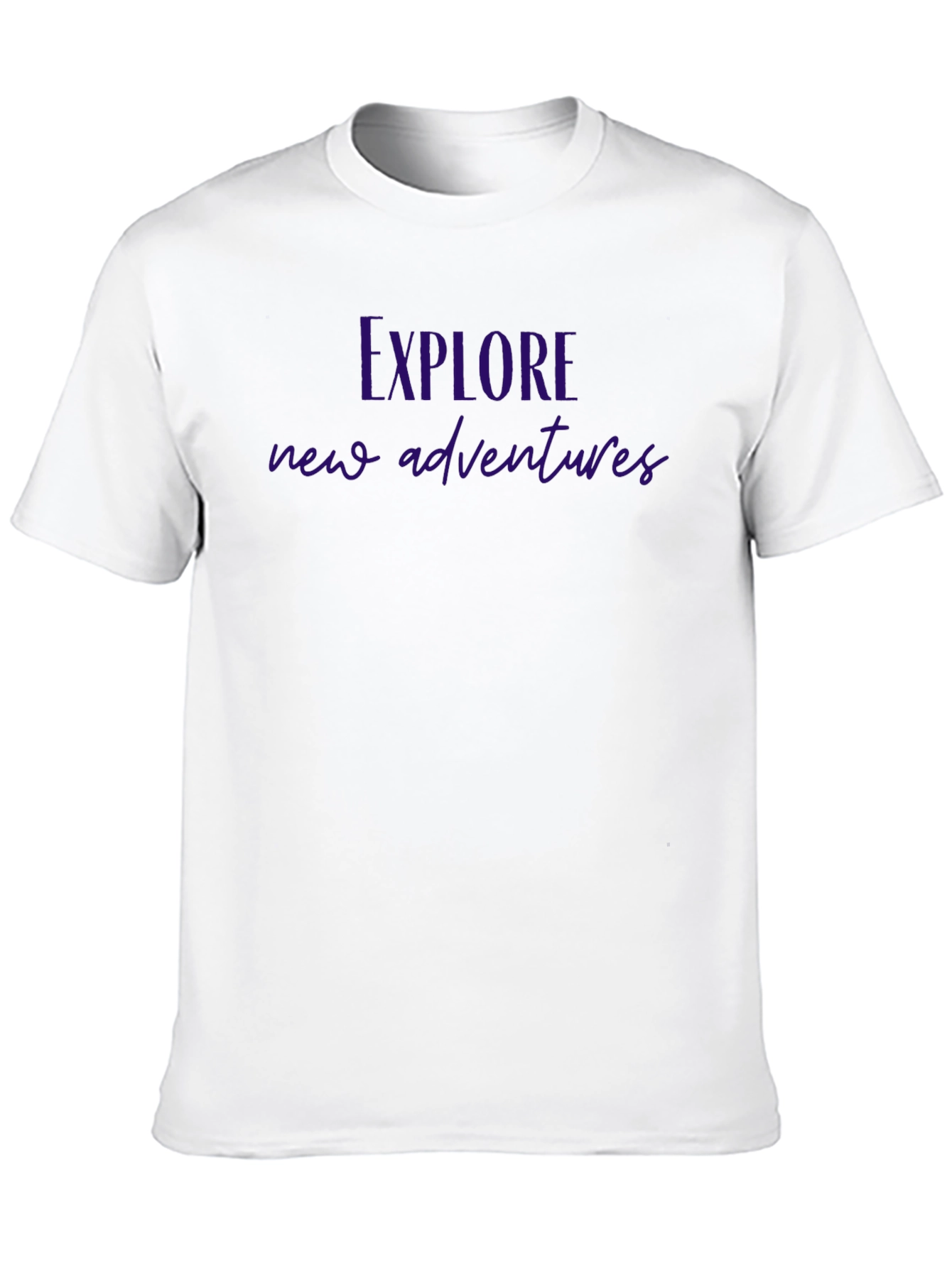 Explore New Adventures Graphic Tee - Black