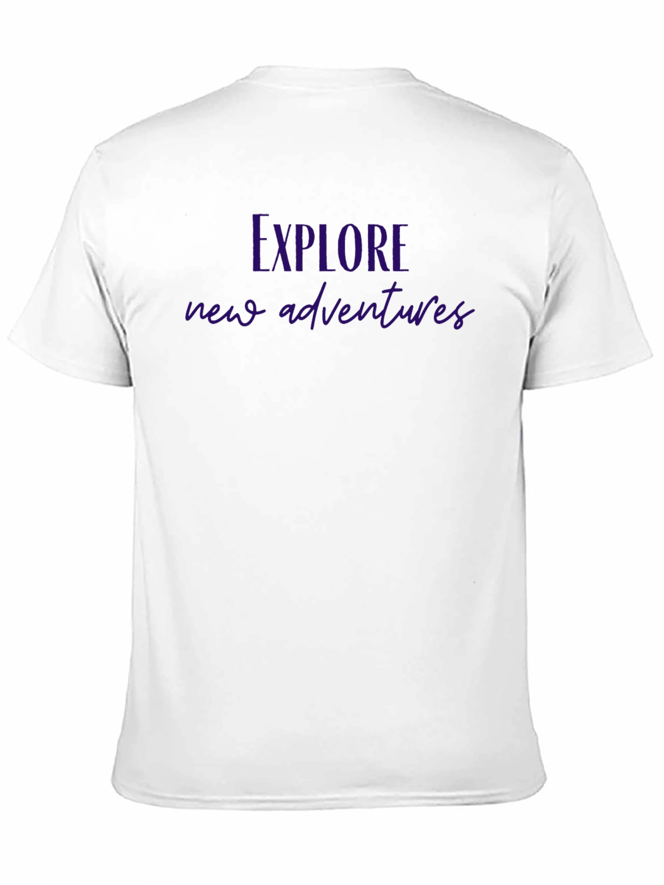 Explore New Adventures Graphic Tee - Black