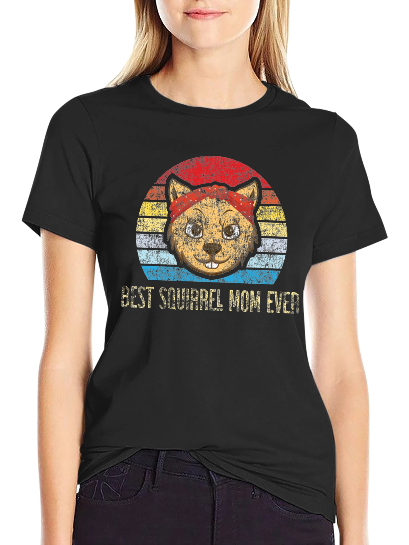 Best Squirrel Mom Ever T-Shirt Vintage Style