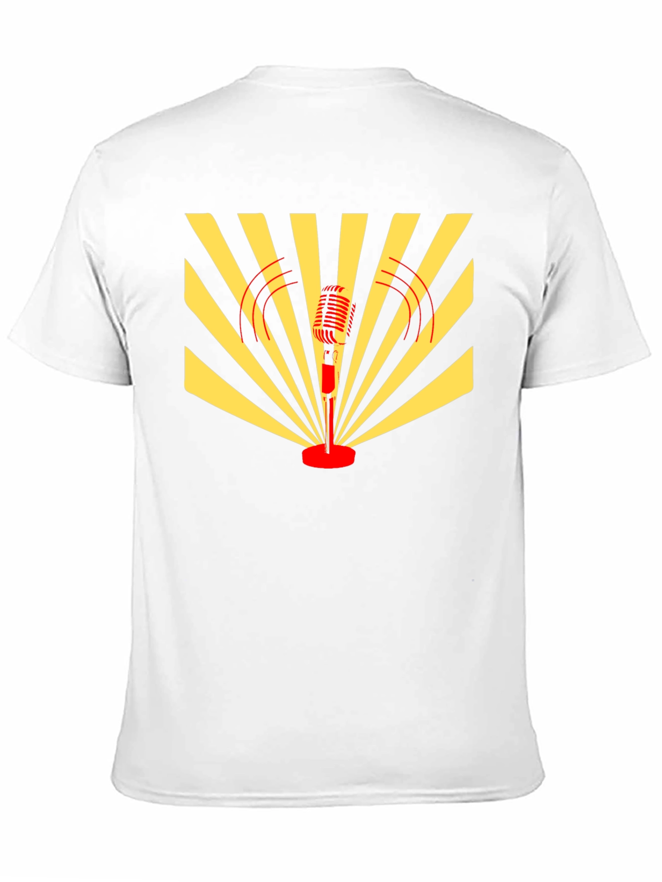 Retro Microphone Graphic T-Shirt