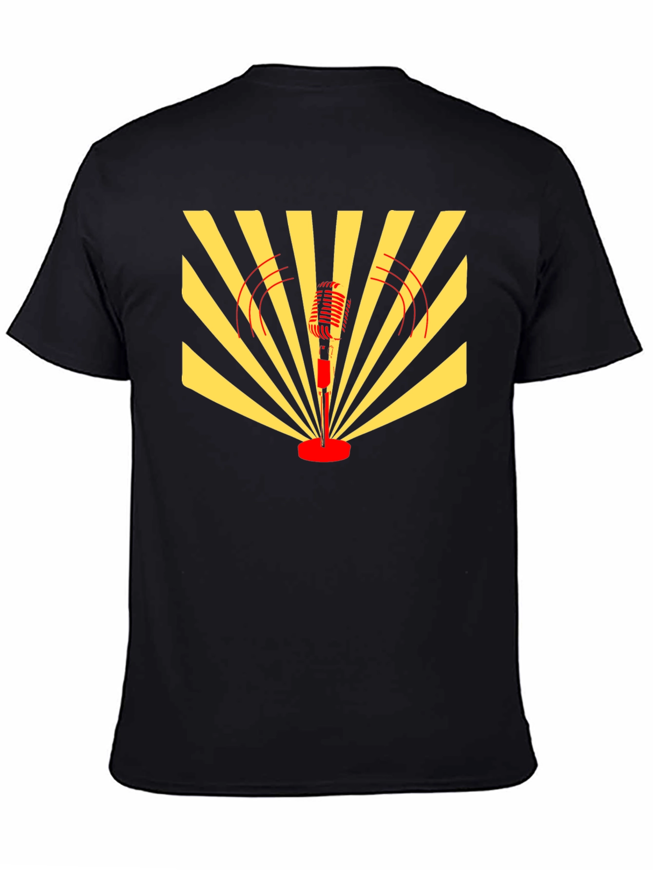 Retro Microphone Graphic T-Shirt