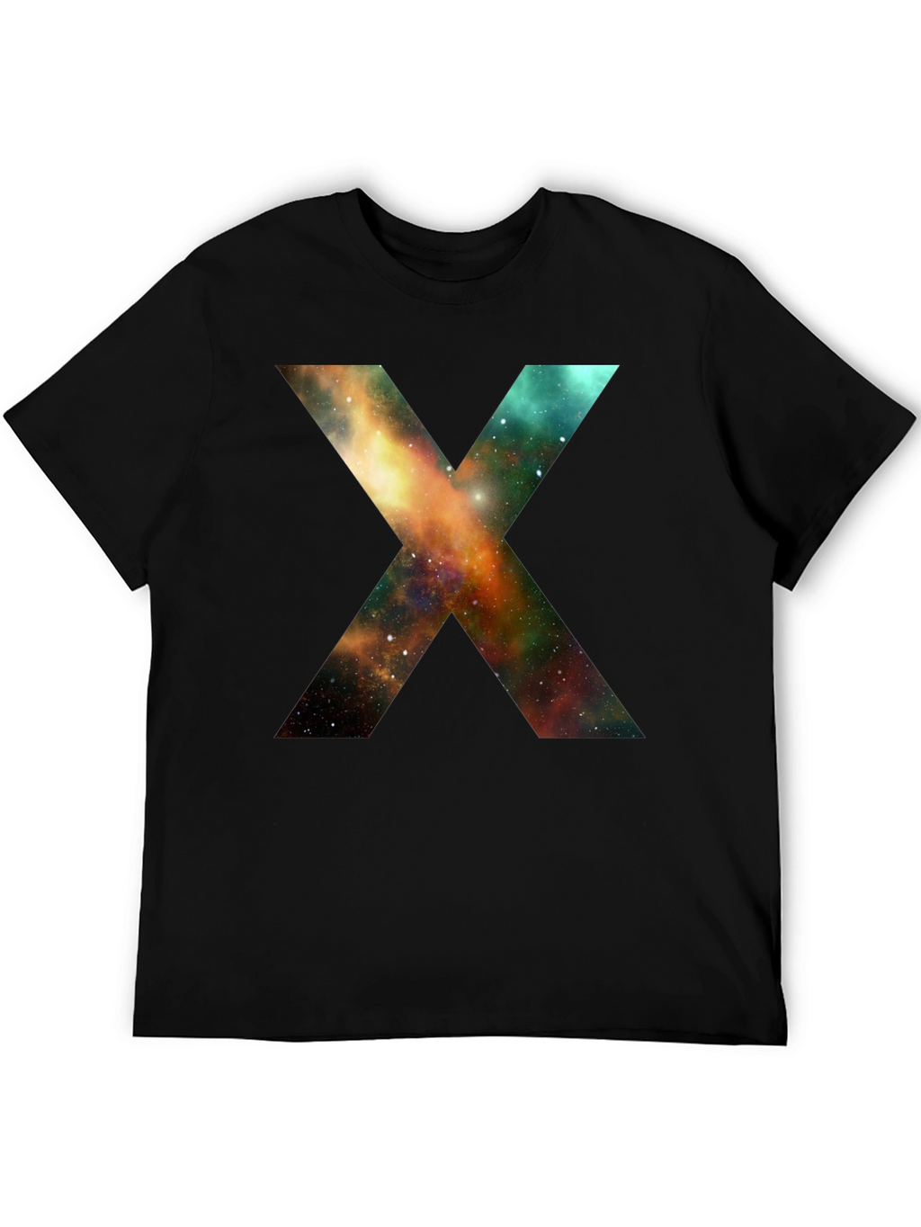 Galaxy X T-Shirt - Black Cotton Blend Tee
