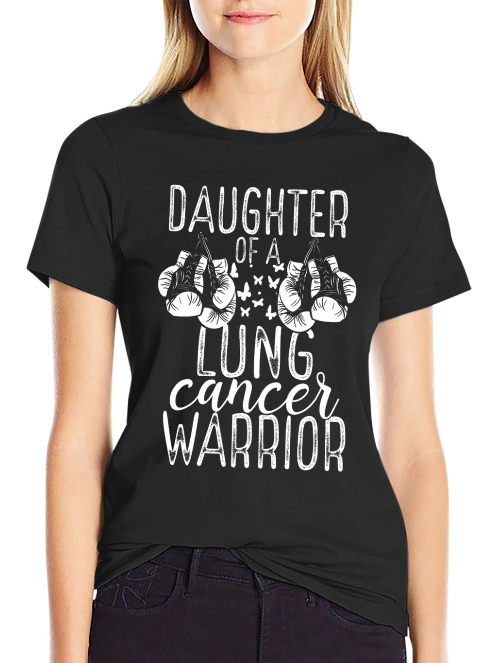 Daughter of a Lung Cancer Warrior T-Shirt