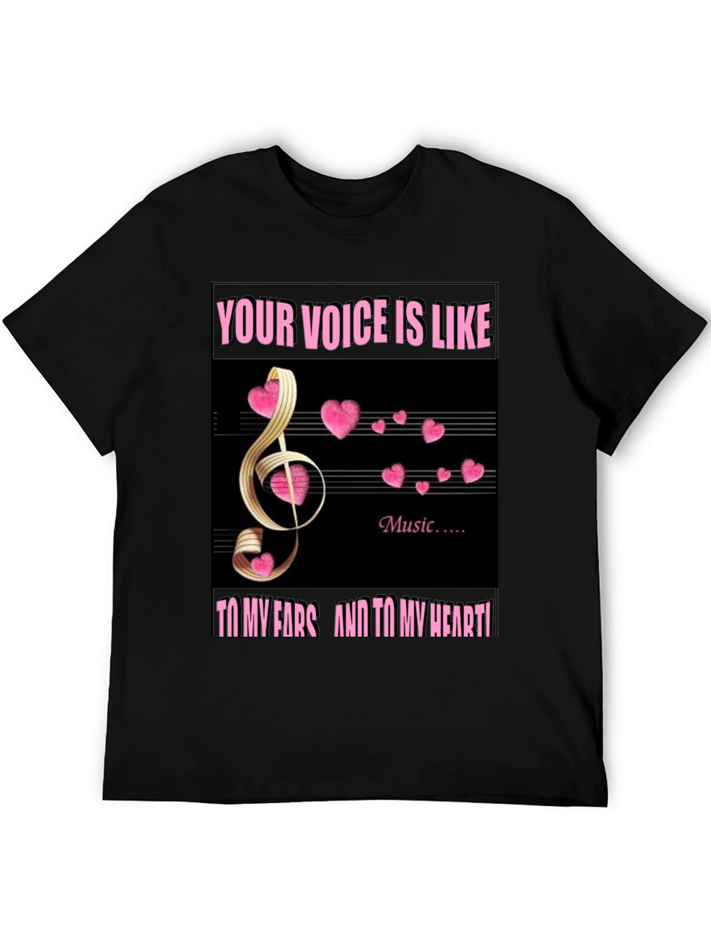 Voice is Like Music Graphic Tee
