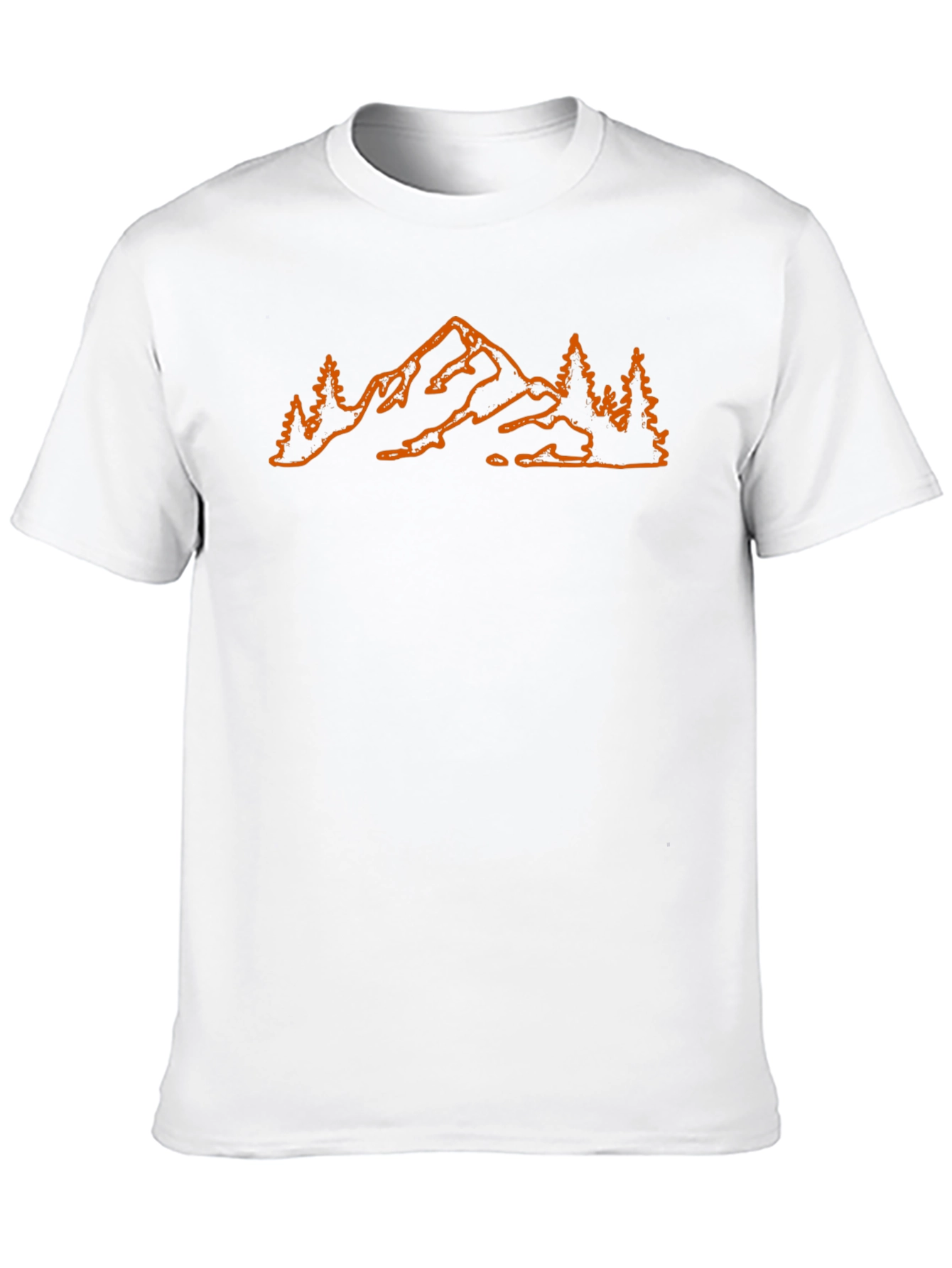 Mountain Outline T-Shirt - Nature Adventure Tee