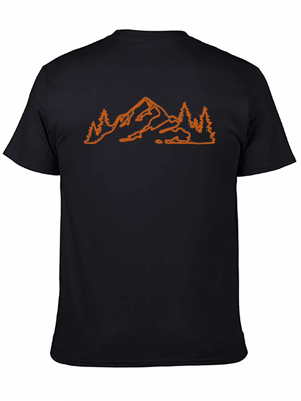Mountain Outline T-Shirt - Nature Adventure Tee