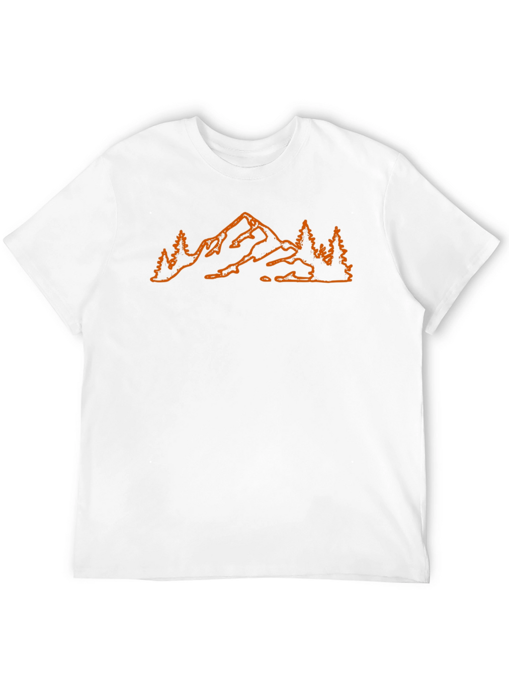 Mountain Outline T-Shirt - Nature Adventure Tee