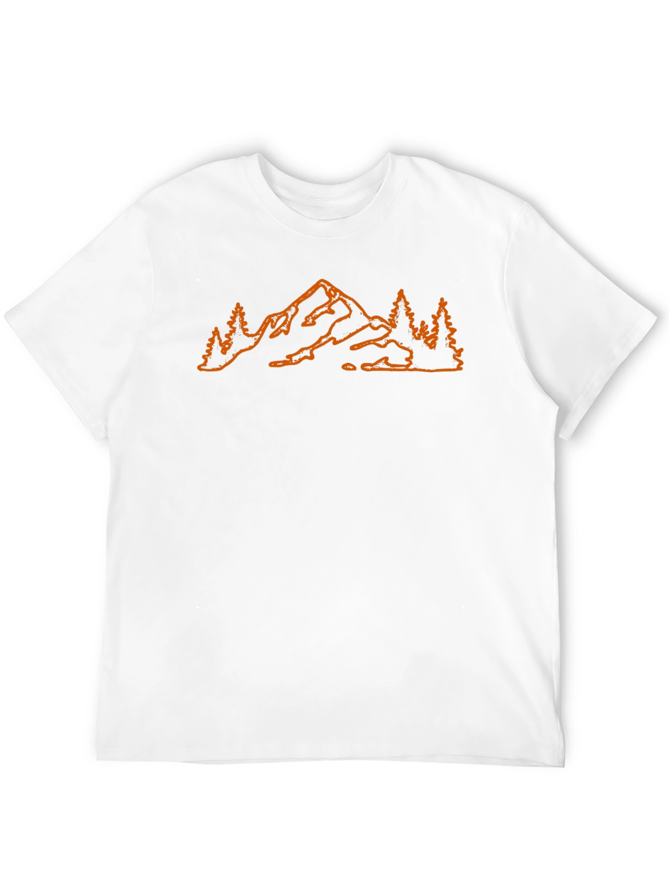 Mountain Outline T-Shirt - Nature Adventure Tee