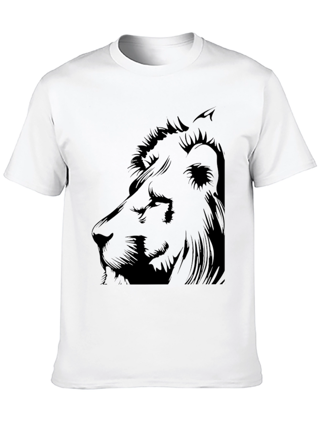 Lion Graphic Black Tee