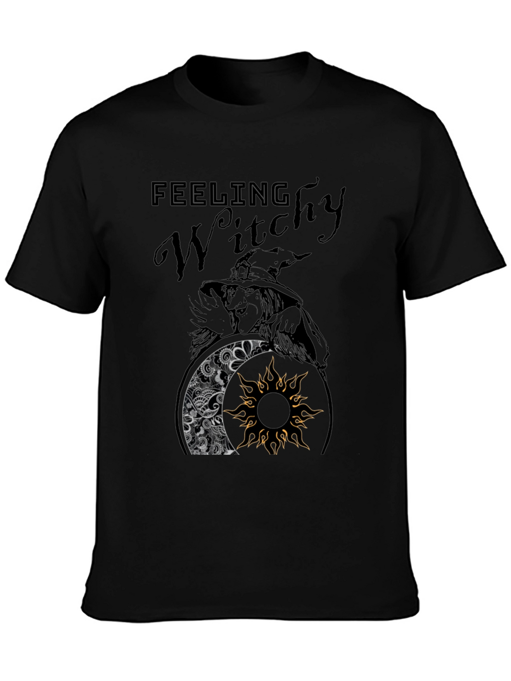 Feeling Witchy Black T-Shirt