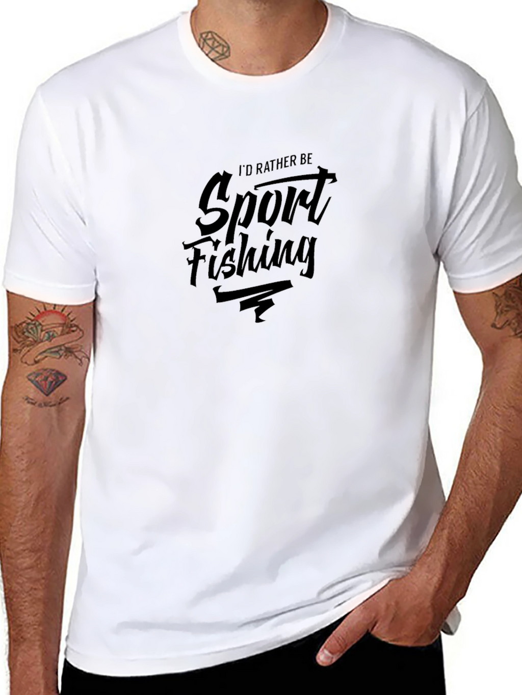 Sport Fishing T-Shirt - Soft Cotton Tee