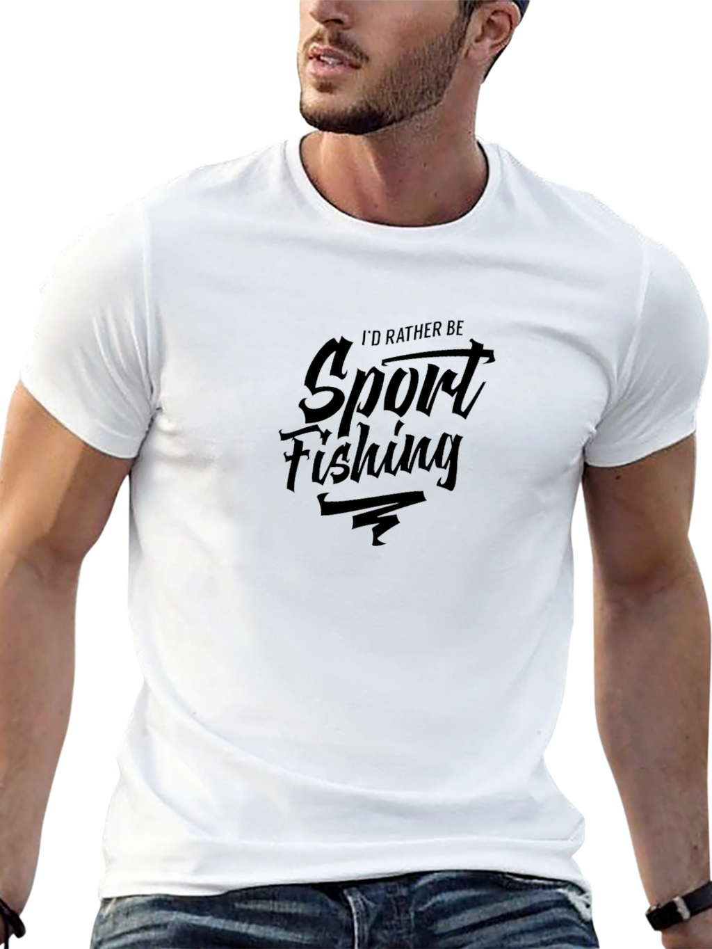 Sport Fishing T-Shirt - Soft Cotton Tee