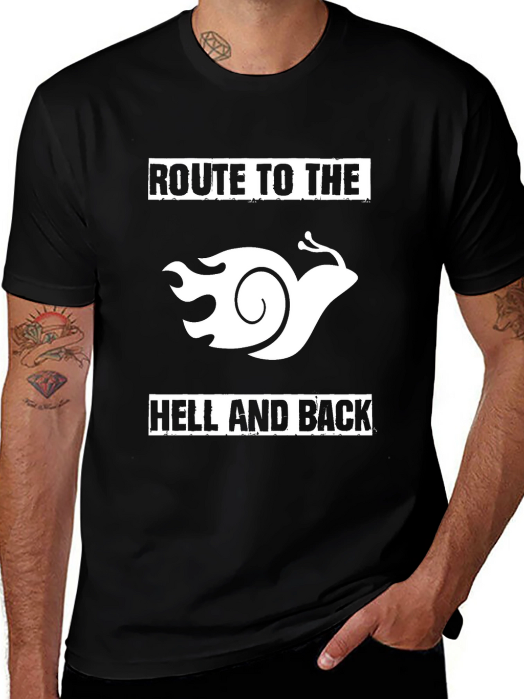 Route to Hell and Back Graphic Tee