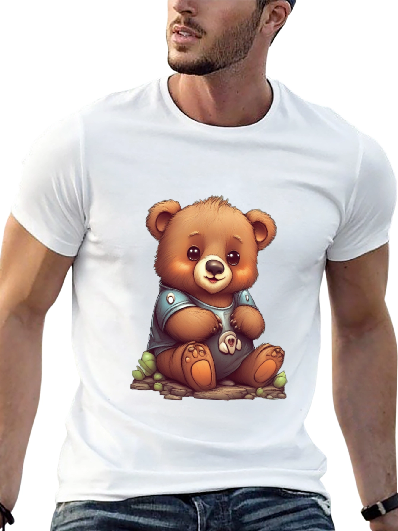 Cute Teddy Bear Graphic Tee