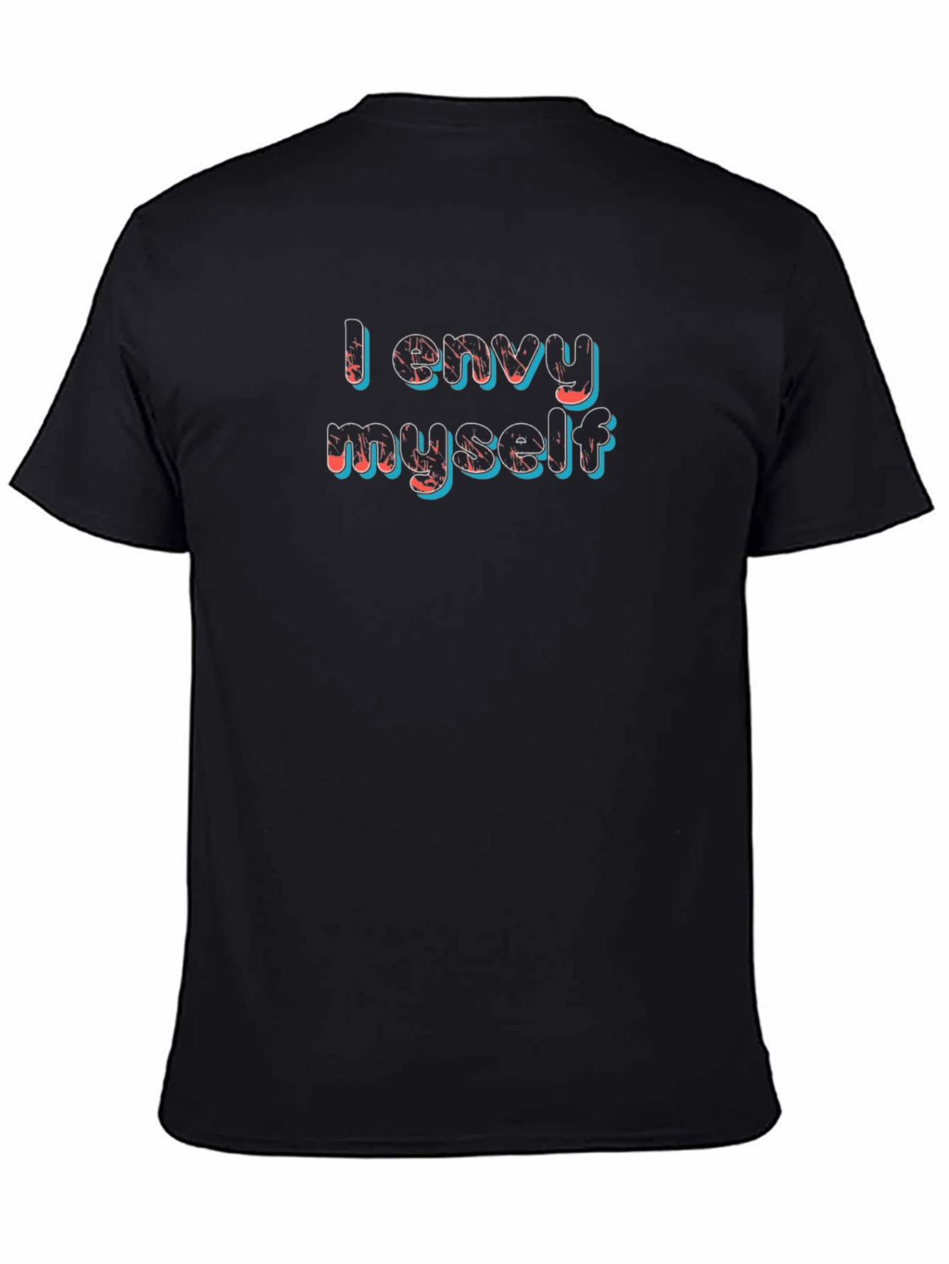 I Envy Myself Graphic T-Shirt - Black