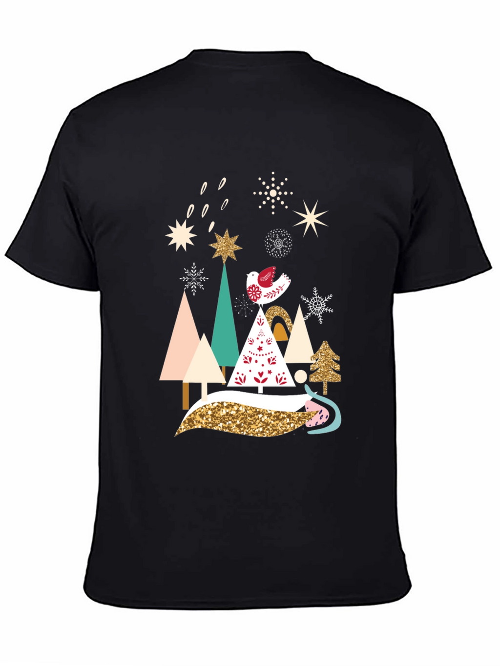 Festive Christmas Trees Graphic Tee
