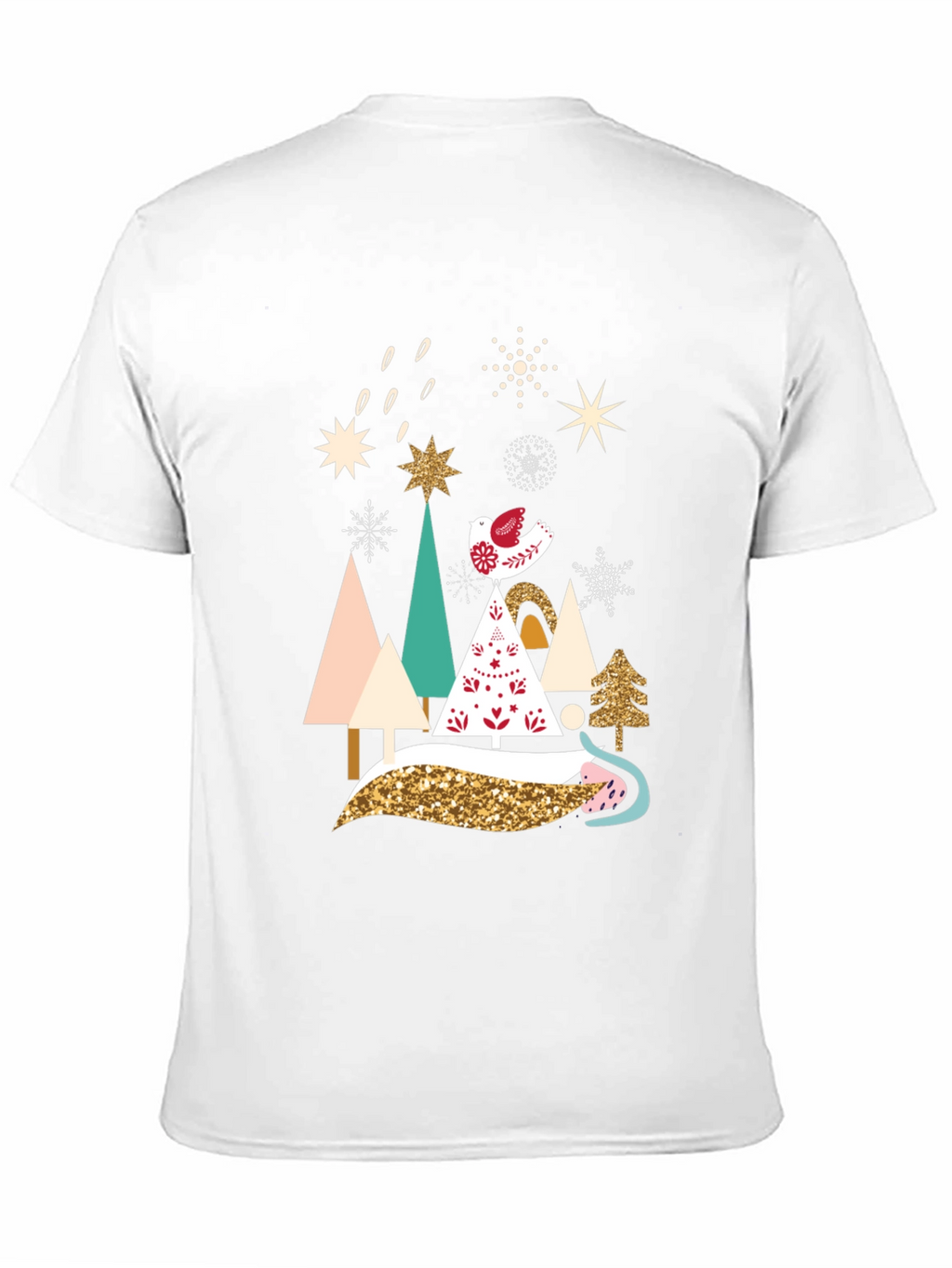 Festive Christmas Trees Graphic Tee