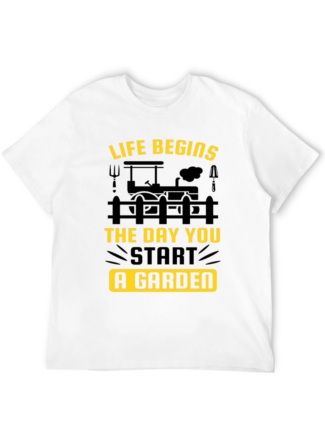 Gardening T-Shirt - Life Begins in the Garden