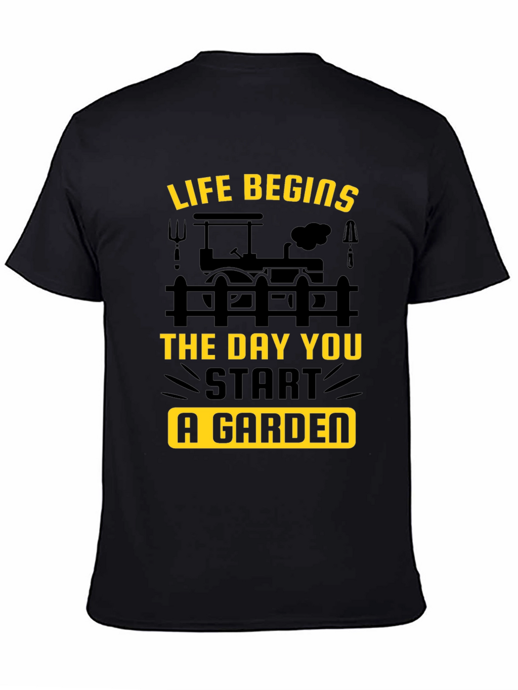 Gardening T-Shirt - Life Begins in the Garden