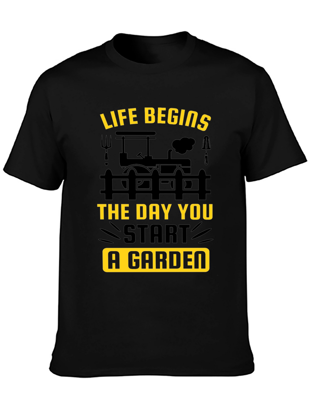 Gardening T-Shirt - Life Begins in the Garden