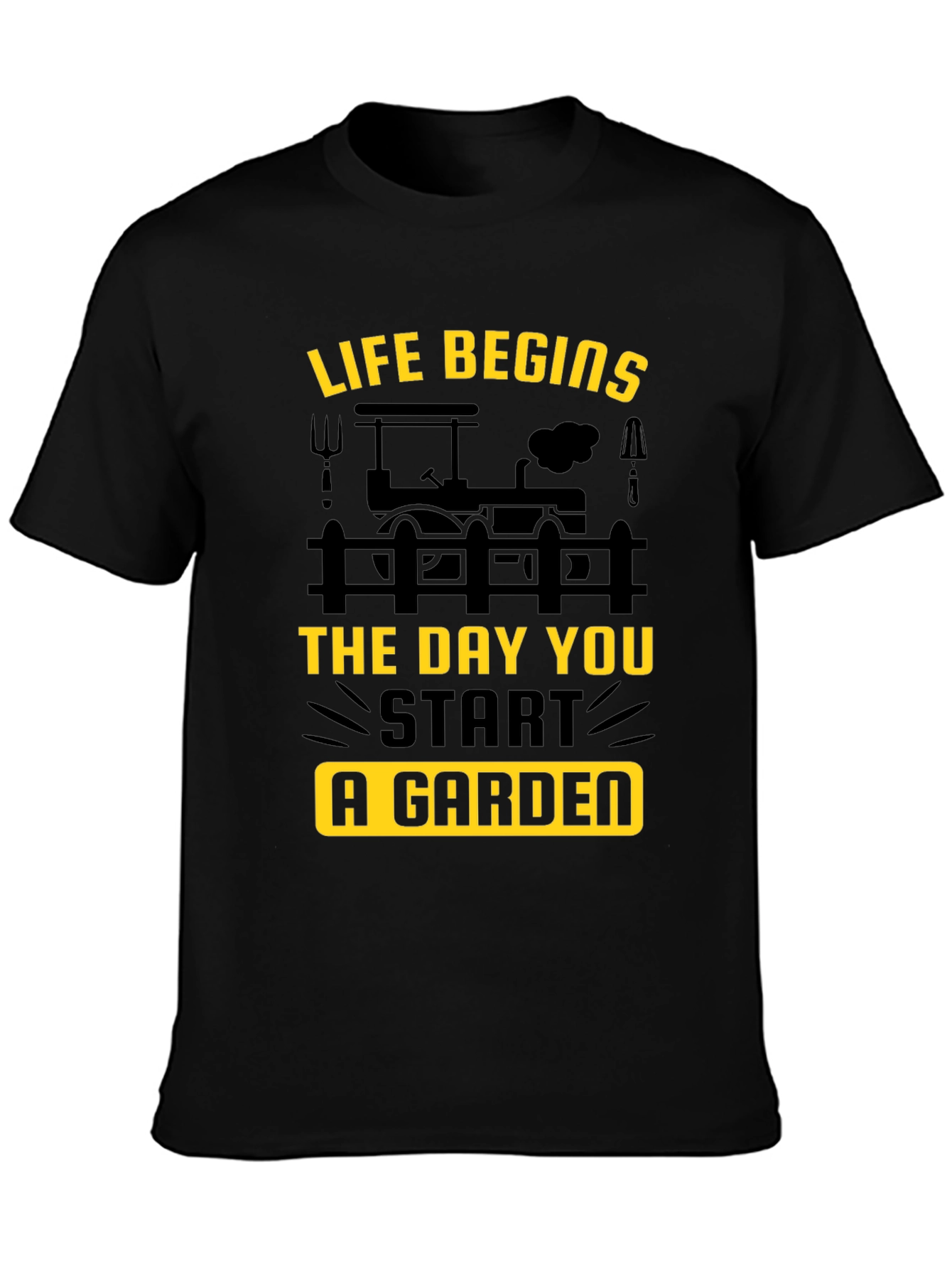 Gardening T-Shirt - Life Begins in the Garden