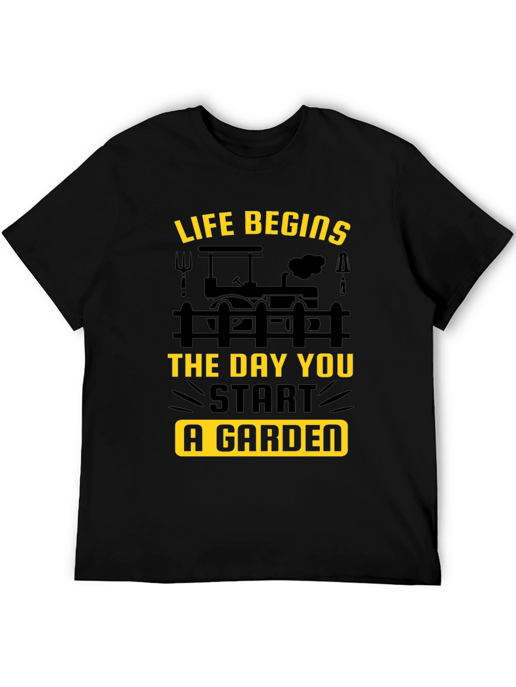 Gardening T-Shirt - Life Begins in the Garden