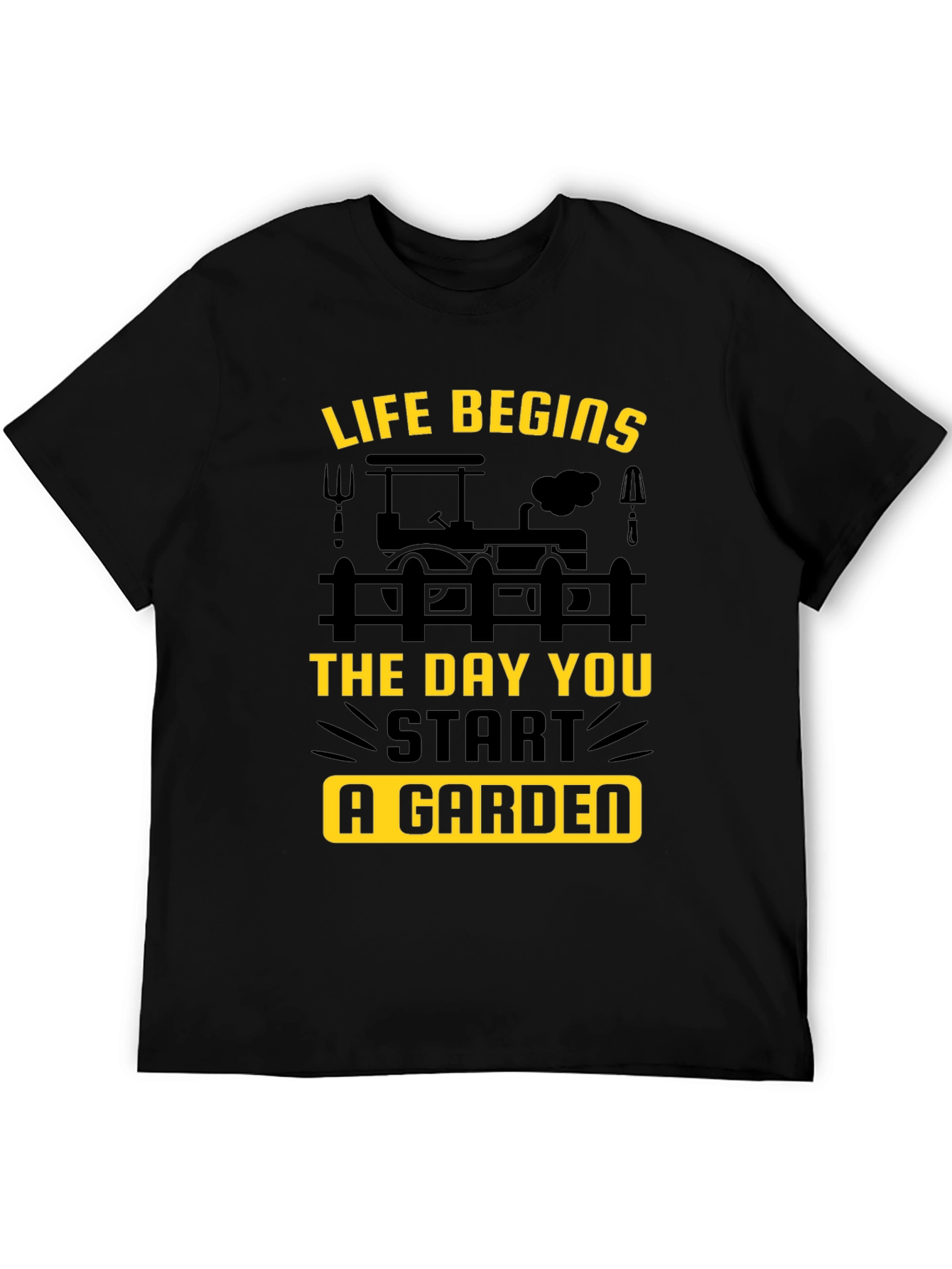 Gardening T-Shirt - Life Begins in the Garden