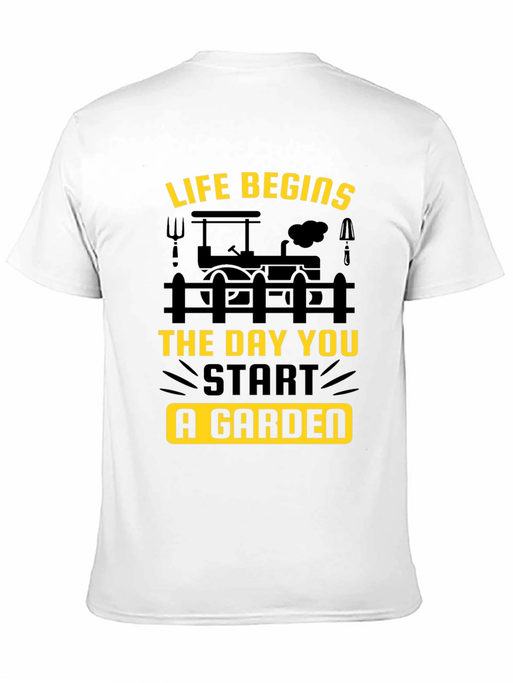Gardening T-Shirt - Life Begins in the Garden