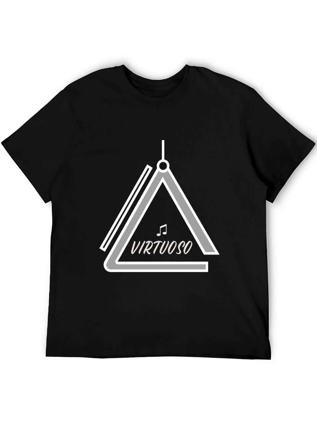 Virtuoso Music Lover T-Shirt - Triangle Musical Instrument Design