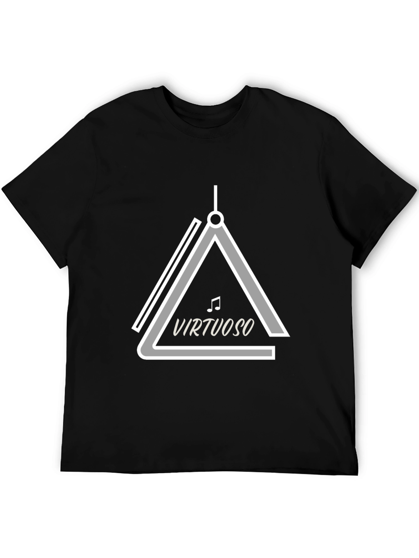 Virtuoso Music Lover T-Shirt - Triangle Musical Instrument Design