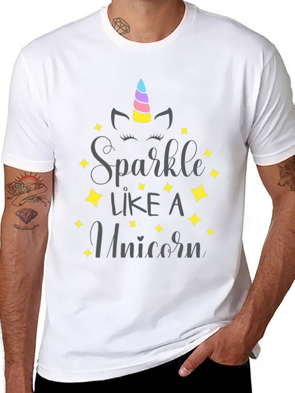 Sparkle Like a Unicorn Graphic T-Shirt