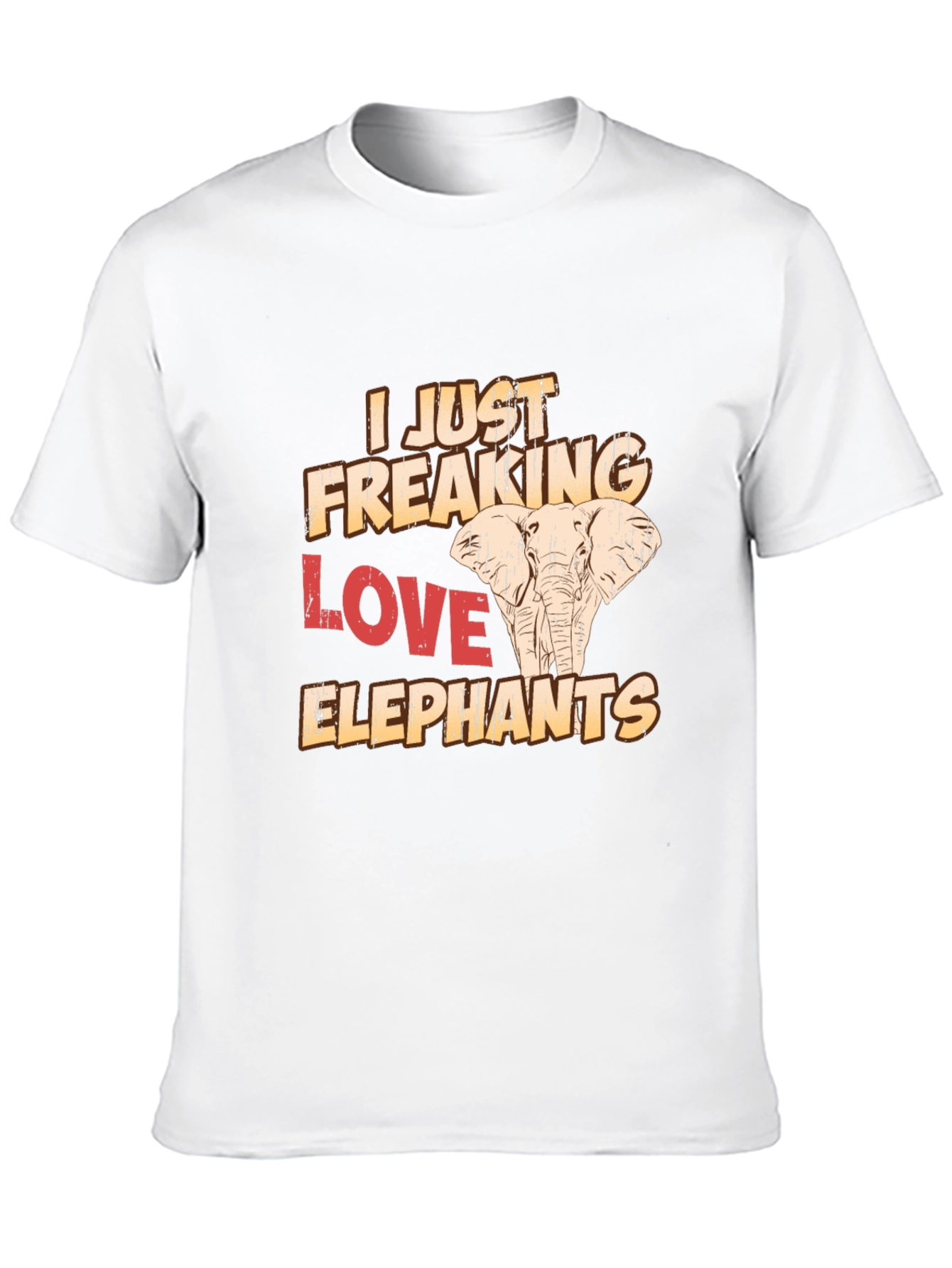 I Just Freaking Love Elephants T-Shirt
