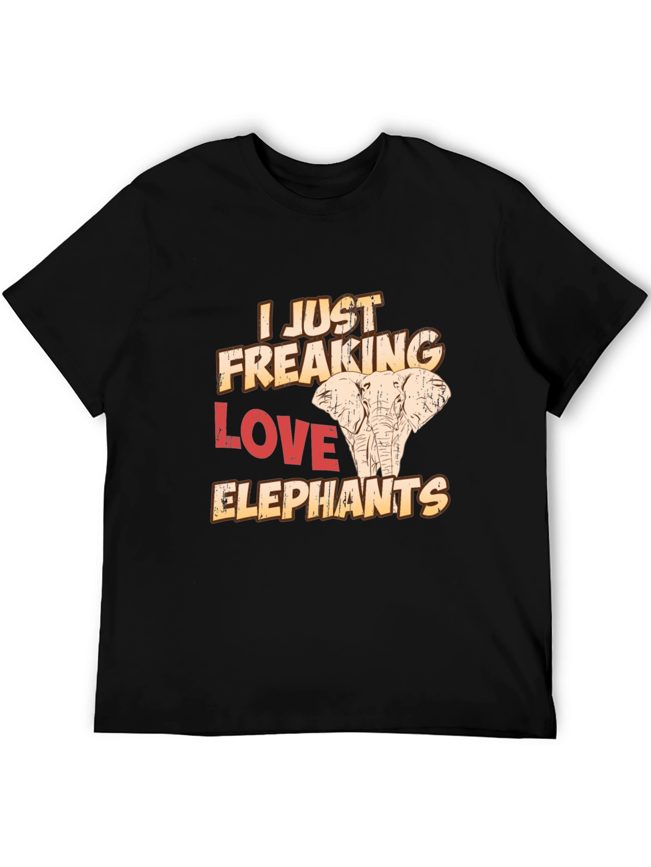 I Just Freaking Love Elephants T-Shirt