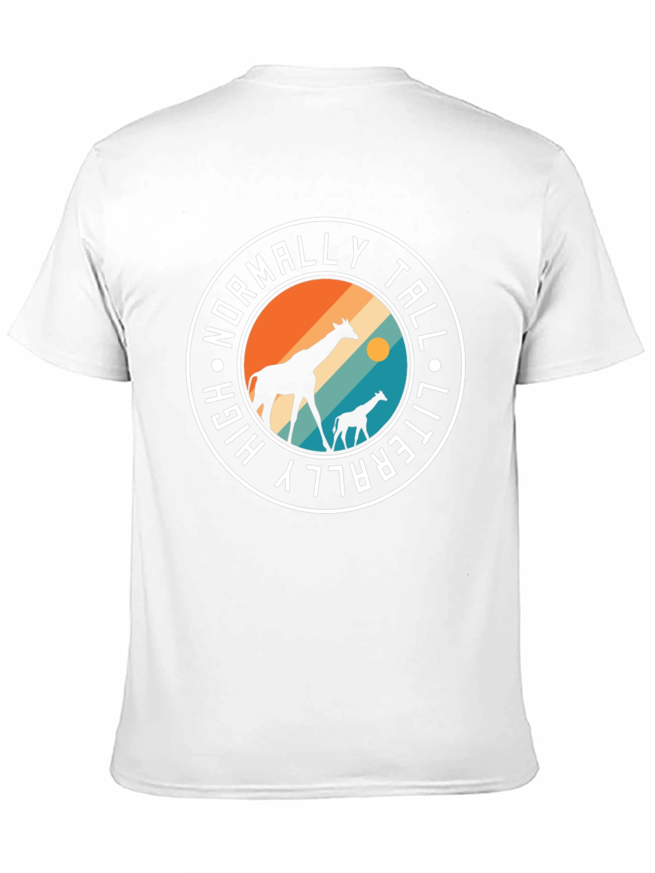 High Giraffe Tee: Normally Tall Literally High