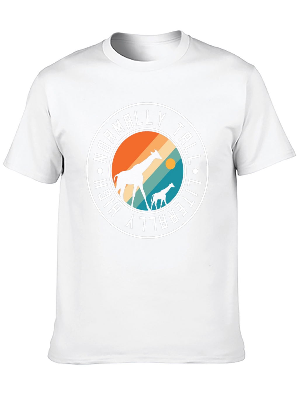 High Giraffe Tee: Normally Tall Literally High