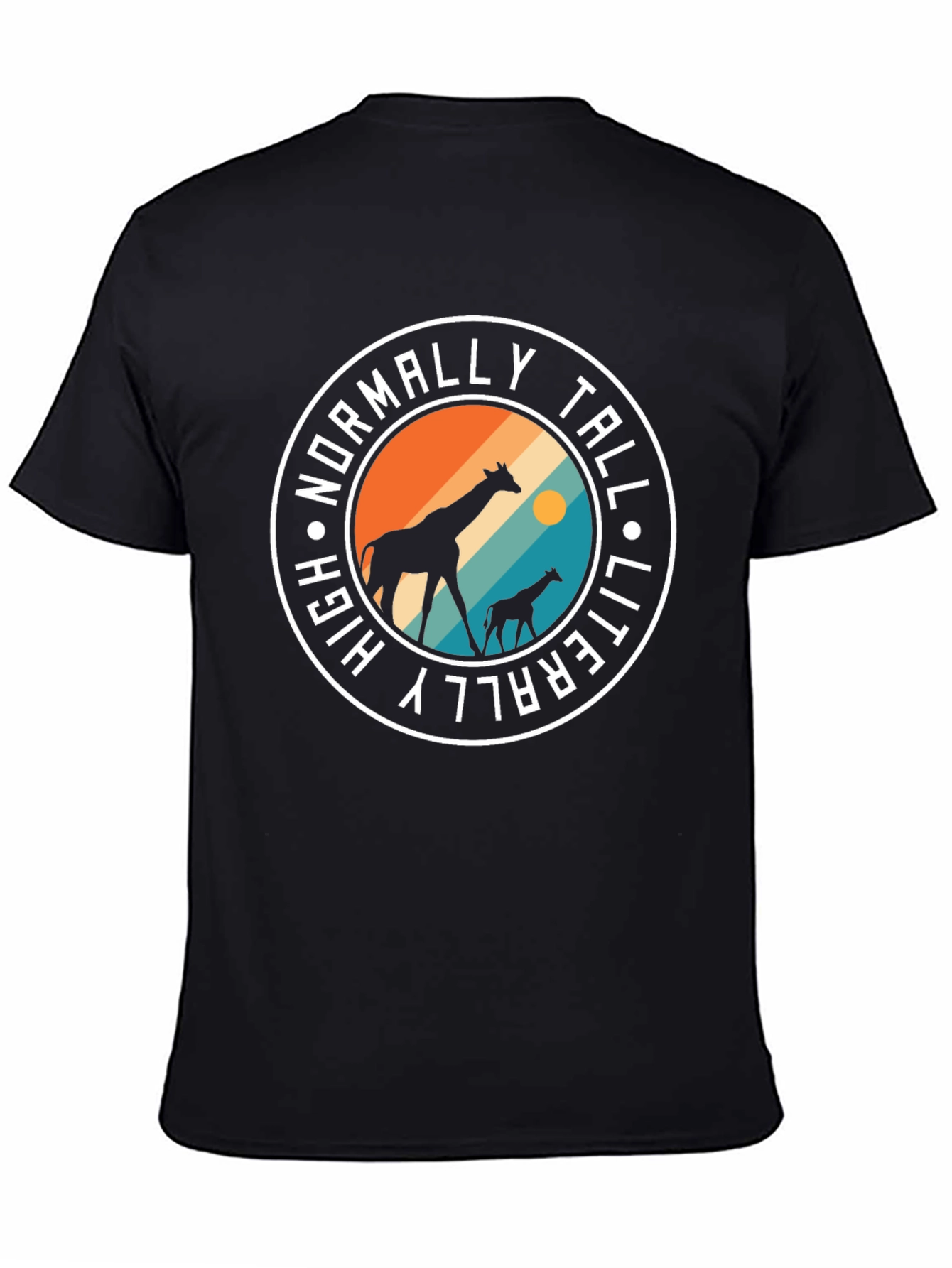 High Giraffe Tee: Normally Tall Literally High