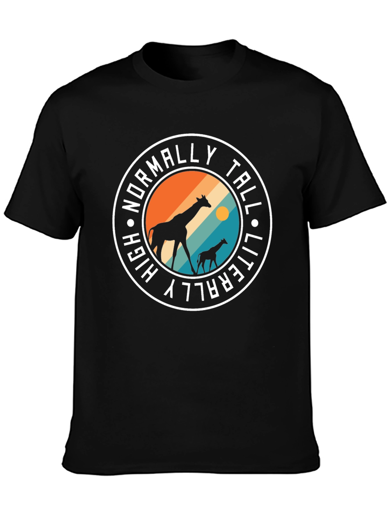 High Giraffe Tee: Normally Tall Literally High