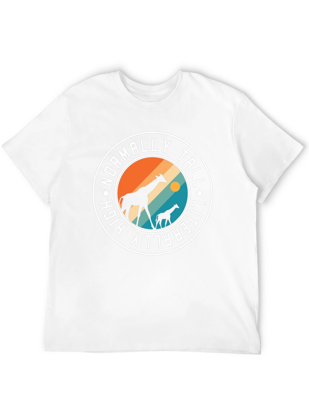 High Giraffe Tee: Normally Tall Literally High