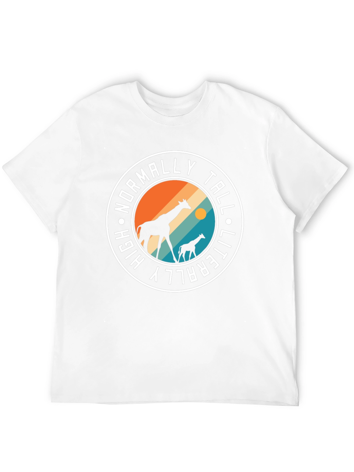 High Giraffe Tee: Normally Tall Literally High