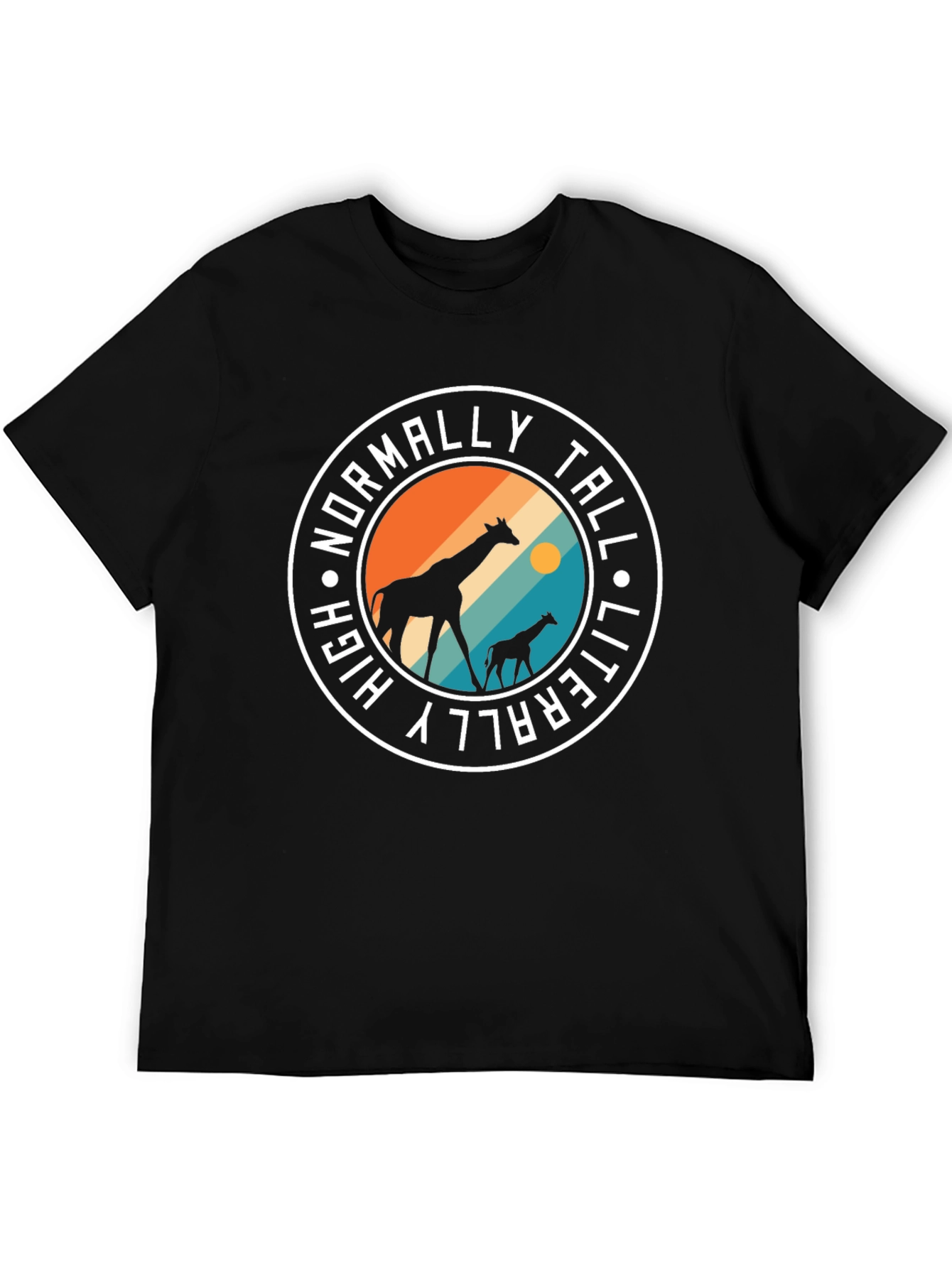High Giraffe Tee: Normally Tall Literally High