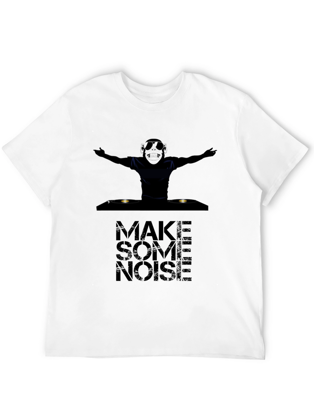 DJ Monkey Graphic T-Shirt - Make Some Noise
