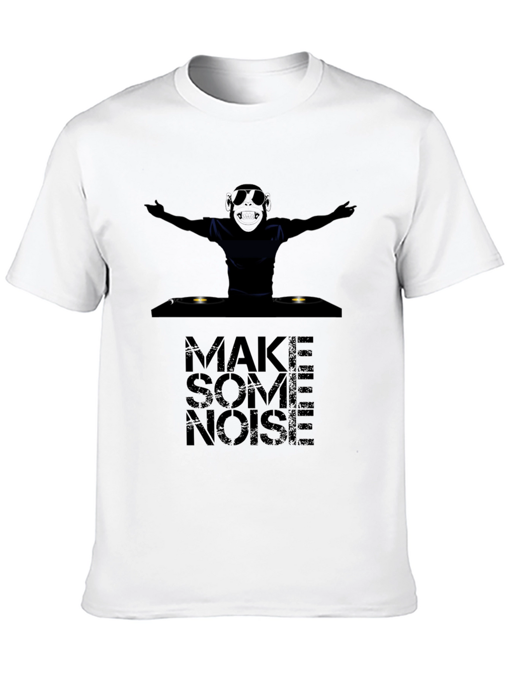 DJ Monkey Graphic T-Shirt - Make Some Noise